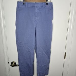 Gap Women's Straight Up Khaki Perwinkle Blue Size 6